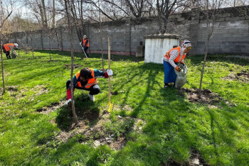 Фотография к новости: Фоторепортаж: Алматыда ауқымды тазалық жұмыстары жүргізіліп жатыр