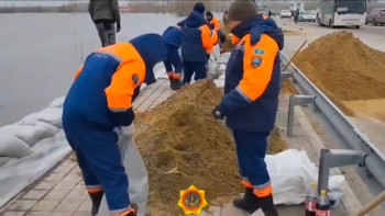 Фотография к новости: Елорда құтқарушылары Қостанайға су тасқынына қарсы жұмыстар жүргізуге келді