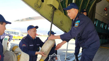 Фотография к новости: Алматылық құтқарушылар су басқан Қостанай өңіріне көмекке аттанды