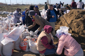 Фотография к новости: Сарайшықтан табылған бас сүйектер қайта жерленеді