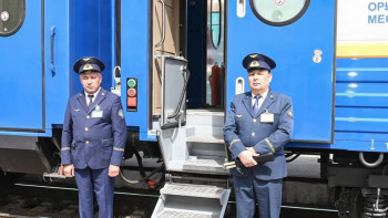 Фотография к новости: "Қызылорда-Семей" бағыты бойынша жаңа вагондарды іске қосылды