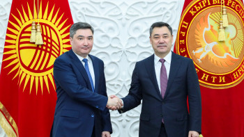 Фотография к новости: Олжас Бектенов жұмыс сапарымен Бішкекке барды