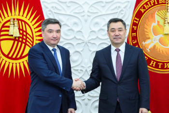 Фотография к новости: Олжас Бектенов жұмыс сапарымен Бішкекке барды