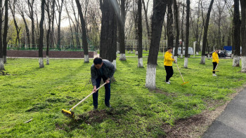 Фотография к новости: Таразда "Таза аула. Таза өлке. Таза ел!" экологиялық науқаны қарқын алуда