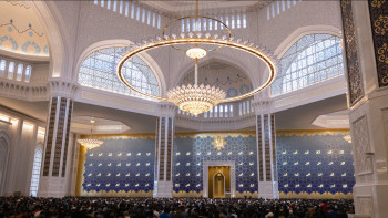 Фотография к новости: "Ел амандығын тіледік". Мүфти Бас мешітте айт намазын оқыды