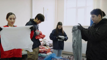 Фотография к новости: Су тасқыны: Астанадағы волонтерлер 550 тонна гуманитарлық көмек жіберді