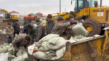 Фотография к новости: Аршалы ауданында су тасқынына қарсы жұмыстар жүргізіліп жатыр