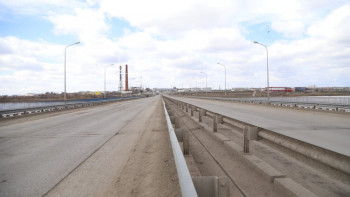 Фотография к новости: Қостанайдың басты көпірлерінің бірі су тасқынынан кейін қайта ашылады