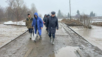 Фотография к новости: ШҚО-ның Алтай ауданында су деңгейі түсіп жатыр