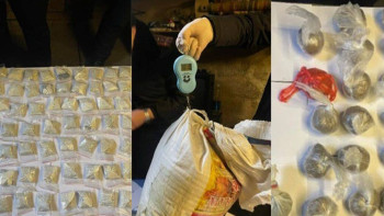 Фотография к новости: Шымкентте аса ірі көлемде марихуана сақталған жертөле табылды