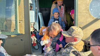 Фотография к новости: Ақтөбе облысындағы Мамыр ауылынан 80 адам эвакуацияланды