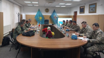 Фотография к новости: Алматыда шетелдік сарапшылар Вена құжаты аясында әскери бөлімге «баға» берді