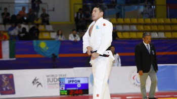 Фотография к новости: Тоқтарбек Айдарбек сурдо дзюдодан әлем чемпионы атанды