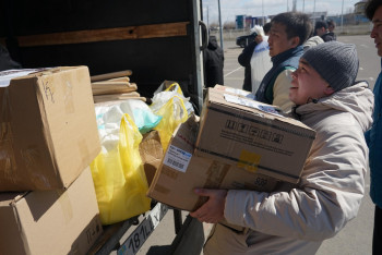 Фотография к новости: Павлодардан өзге өңірлерге 73 тонна гуманитарлық көмек жіберілді