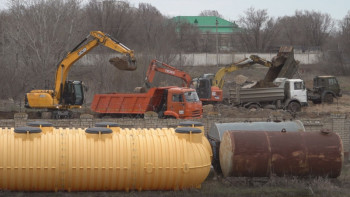 Фотография к новости: Оралда стратегиялық объектілерді тасқыннан қорғау шаралары күшейтілді