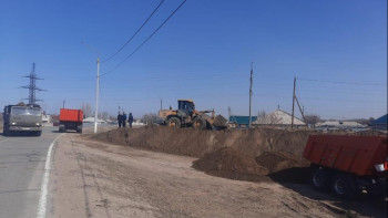 Фотография к новости: Павлодар облысында су тасқынының екінші кезеңіне дайындық жүргізілуде