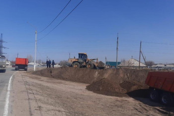 Фотография к новости: Павлодар облысында су тасқынының екінші кезеңіне дайындық жүргізілуде
