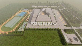 Фотография к новости: Жезқазғанда жайлы мектеп құрылысы қарқын алды