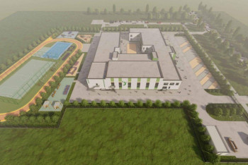 Фотография к новости: Жезқазғанда жайлы мектеп құрылысы қарқын алды