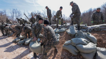 Фотография к новости: Ұлттық ұлан су тасқыны аймақтарына қосымша күш жіберді