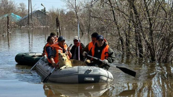 Фотография к новости: Оралда саяжайлардан адамдар эвакуацияланып жатыр