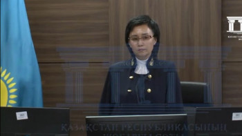 Фотография к новости: Бишімбаев ісі. Белгісіз біреулер судья Айжан Құлбаеваны қорқытқан