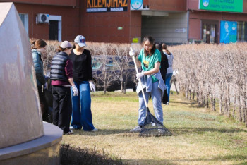 Фотография к новости: «Жас сарбаздар» экологиялық акцияға қатысты