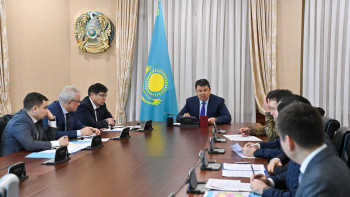 Фотография к новости: Бозымбаев су тасқынының салдарын жоюға қатысты тапсырма берді