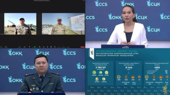 Фотография к новости: Су басқан өңірлерде дезинфекция жүргізу үшін қосымша әскери қызметшілер бөлінді