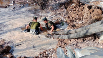 Фотография к новости: Төтенше жағдайлар министрлігі іздестіру-құтқару жұмыстарынан алынған кадрларды жариялады