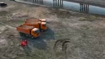 Фотография к новости: Соколок каналында жағалау бекіту жұмыстары аяқталды