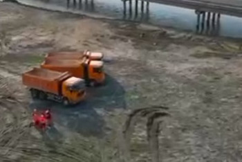 Соколок каналында жағалау бекіту жұмыстары аяқталды