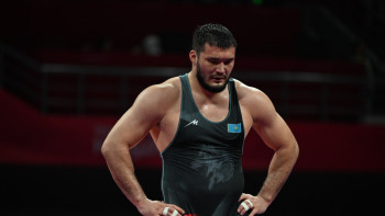 Фотография к новости: Әлімхан Сыздықов Париж олимпиадасына іріктеуден өтті