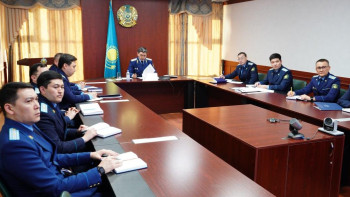 Фотография к новости: Бас прокуратурада ведомствоаралық кеңес өткізілді