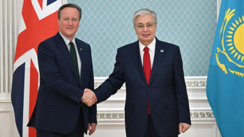 Фотография к новости: "Маңызды серіктесіміз". Тоқаев Ұлыбритания Сыртқы істер министрін қабылдады