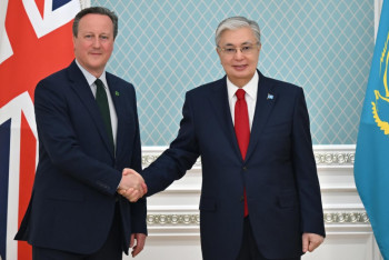Фотография к новости: "Маңызды серіктесіміз". Тоқаев Ұлыбритания Сыртқы істер министрін қабылдады