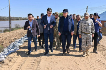 Фотография к новости: Жайық өзенінің жағалауы нығайтылып, суару-суландыру жүйелері тазартылып жатар