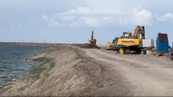 Фотография к новости: Атырау облысында жыраларға су жақсы құйылып жатыр