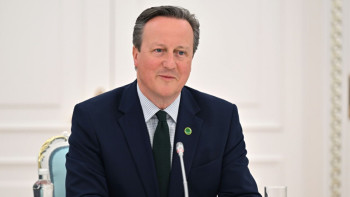 Фотография к новости: "11 жыл бұрын келген едім". Дэвид Кэмерон Қазақстан Президентіне алғыс айтты