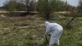 Фотография к новости: Ақтөбе қаласында су басқан учаскелерге дезинфекция жүргізілуде