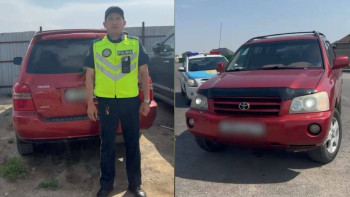 Фотография к новости: Түркістан облысында полиция 90 млн теңге берешегі бар жүргізушіні ұстады