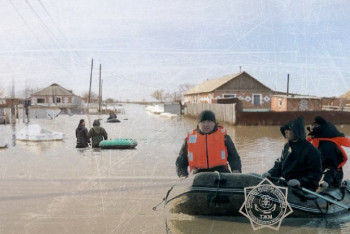 Фотография к новости: БҚО тұрғындар мен олардың үй жануарларын эвакуациялау жалғасуда