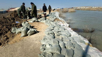 Фотография к новости: Жайықтағы су деңгейі әлі де қауіпті – ТЖМ