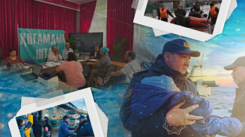 Фотография к новости: Эвакуациялық пунктердегі қоғамдық штабтар қалай жұмыс істеп жатыр