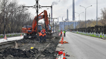 Фотография к новости: Теміртауда трамвай паркі қалпына келтіріле бастады