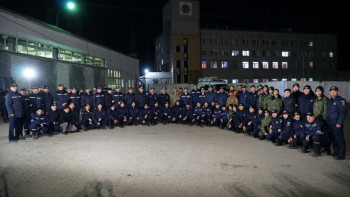 Фотография к новости: 55 павлодарлық құтқарушы Солтүстік Қазақстан облысынан оралды