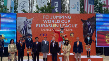 Фотография к новости: Қазақстан ат спортынан бір күміс медаль жеңіп алды