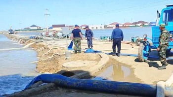 Фотография к новости: ТЖМ: Жайық өзенінің деңгейі 8 сантиметрге көтерілді