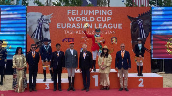 Фотография к новости: Ат спортынан Әлем кубогында спортшымыз күміс медаль иеленді