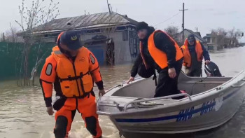 Фотография к новости: Су тасқыны. Петропавлдың Подгора шағын ауданында рейд жүргізілуде